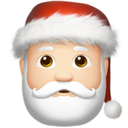 Santa Claus: light skin tone