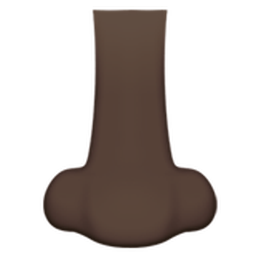 nose: dark skin tone