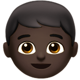 boy: dark skin tone