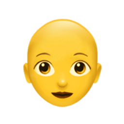 woman: bald