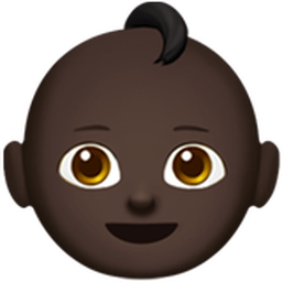 아기: 검은색 피부