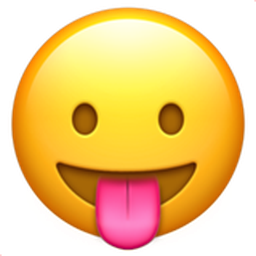 혀를 내민 얼굴