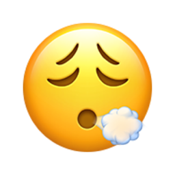 날숨 쉬는 얼굴