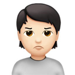 뾰로통한 사람: 하얀 피부