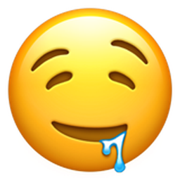 침 흘리는 얼굴