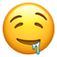 침 흘리는 얼굴