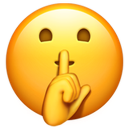 쉿 하는 얼굴