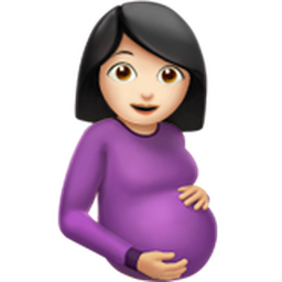임산부: 하얀 피부