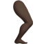한쪽 다리: 검은색 피부