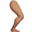 한쪽 다리: 갈색 피부