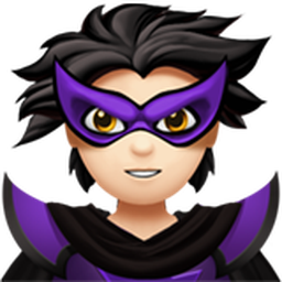 supervillain: light skin tone