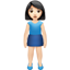 서 있는 여자: 하얀 피부