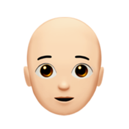 사람: 하얀 피부 대머리