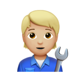 mechanic: medium-light skin tone
