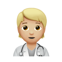 health worker: medium-light skin tone