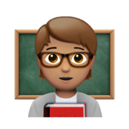 teacher: medium skin tone