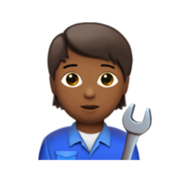 mechanic: medium-dark skin tone