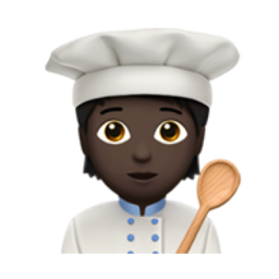 cook: dark skin tone