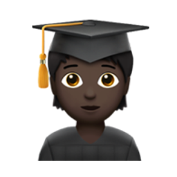 student: dark skin tone