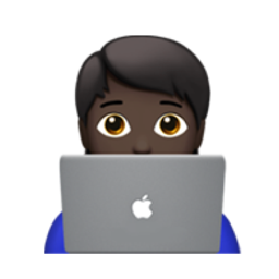technologist: dark skin tone