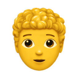 person: curly hair