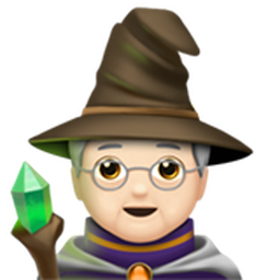mage: light skin tone