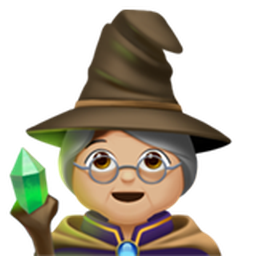 woman mage: medium-light skin tone