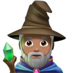 man mage: medium skin tone