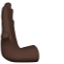 왼쪽으로 밀치는 손: 검은색 피부