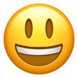 grinning face with big eyes