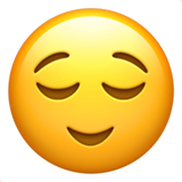 안심한 얼굴
