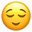 안심한 얼굴